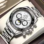 OLEVS 6654 Good Quality Men Watches the Chase OEM Stainless Steel Luxury Brand Sport Luminous Waterproof Tourbillon Watch