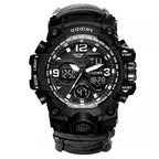 ADDIES Multifunctional Survival Watch Waterproof Military Bracelet Emergency Gear for Camping Hiking Watch
