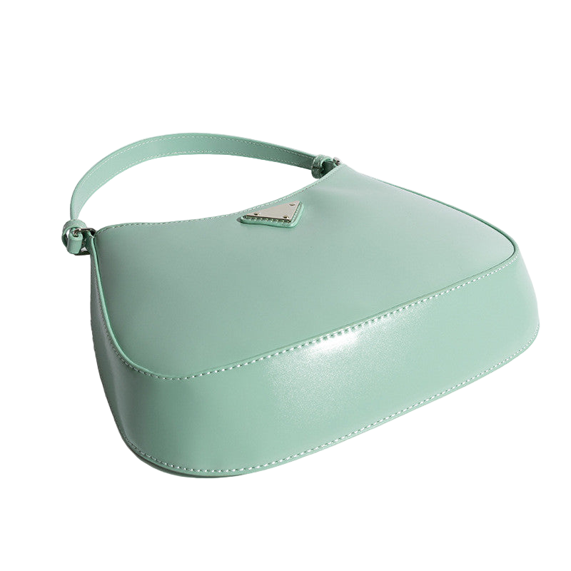 Women's Fashionable Handbag Underarm Bag Large Capacity Zipper Opener Pu Soft Handle Fashion Women's Handbag