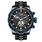 Temeite Brand Luxury Design Men's Quartz Watch Steel Band Quartz Wristwatch