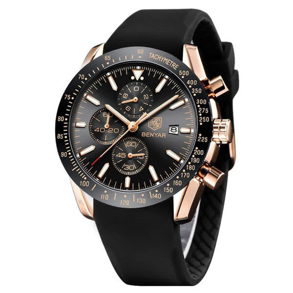 Explosive Watch Heren Multifunctioneel Waterdicht Sport Quartz Horloge