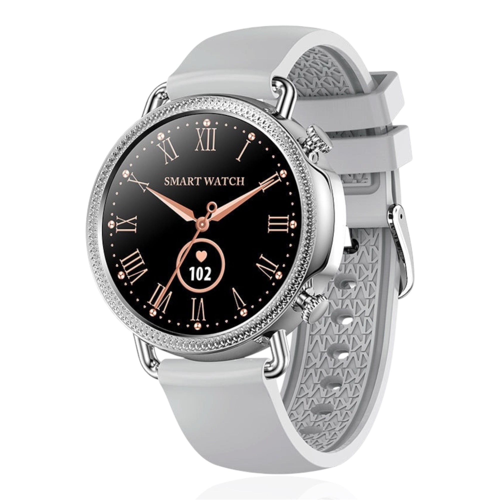 Orologio intelligente da donna Full Circle Full Touch Monitoraggio della salute del corpo Chiamata BT Smart Remainder Smartwatch da donna