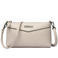 Women's Shoulder Bag Multi Function Zipper Pocket Crossbody Bag Embossed Pu Texture Women's Shoulder Messenger Bag