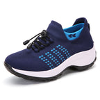 Women's Spring And Summer New Casual Flying Knit Sneakers - Acquisti Online