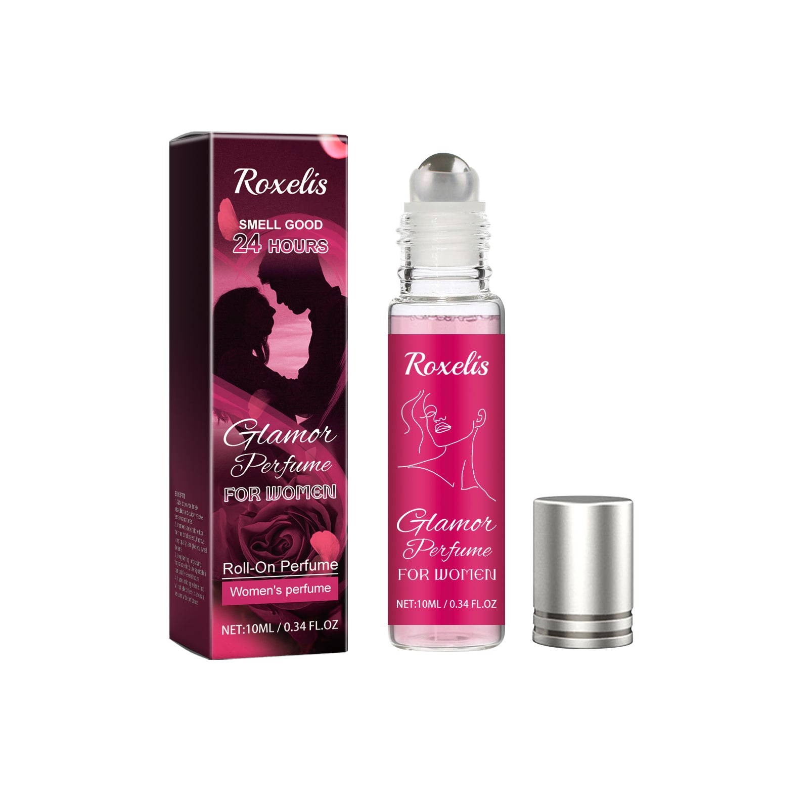 Roxelis Glamor Perfume 10ml Women Long Lasting Fragrance Elegant Fresh Exudes Natural Niche Flirtatious Attractive Perfume - Acquisti Online