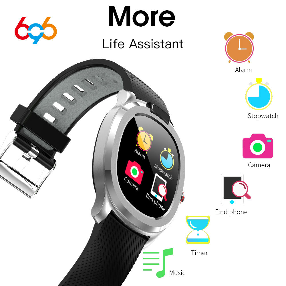 Smart watch Fitness Bracelet Smartwatch with ECG + PPG Health MonitorBT Call for Apple IOS Android Smartwatch