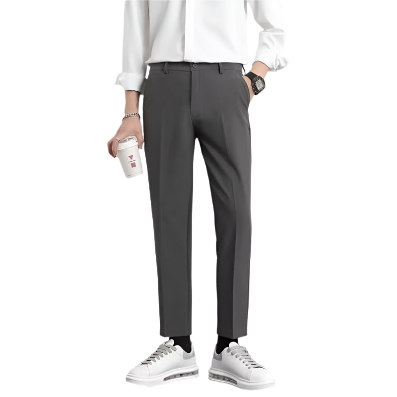 Men's Fashion Ankle-length Slim-fit Casual Pants