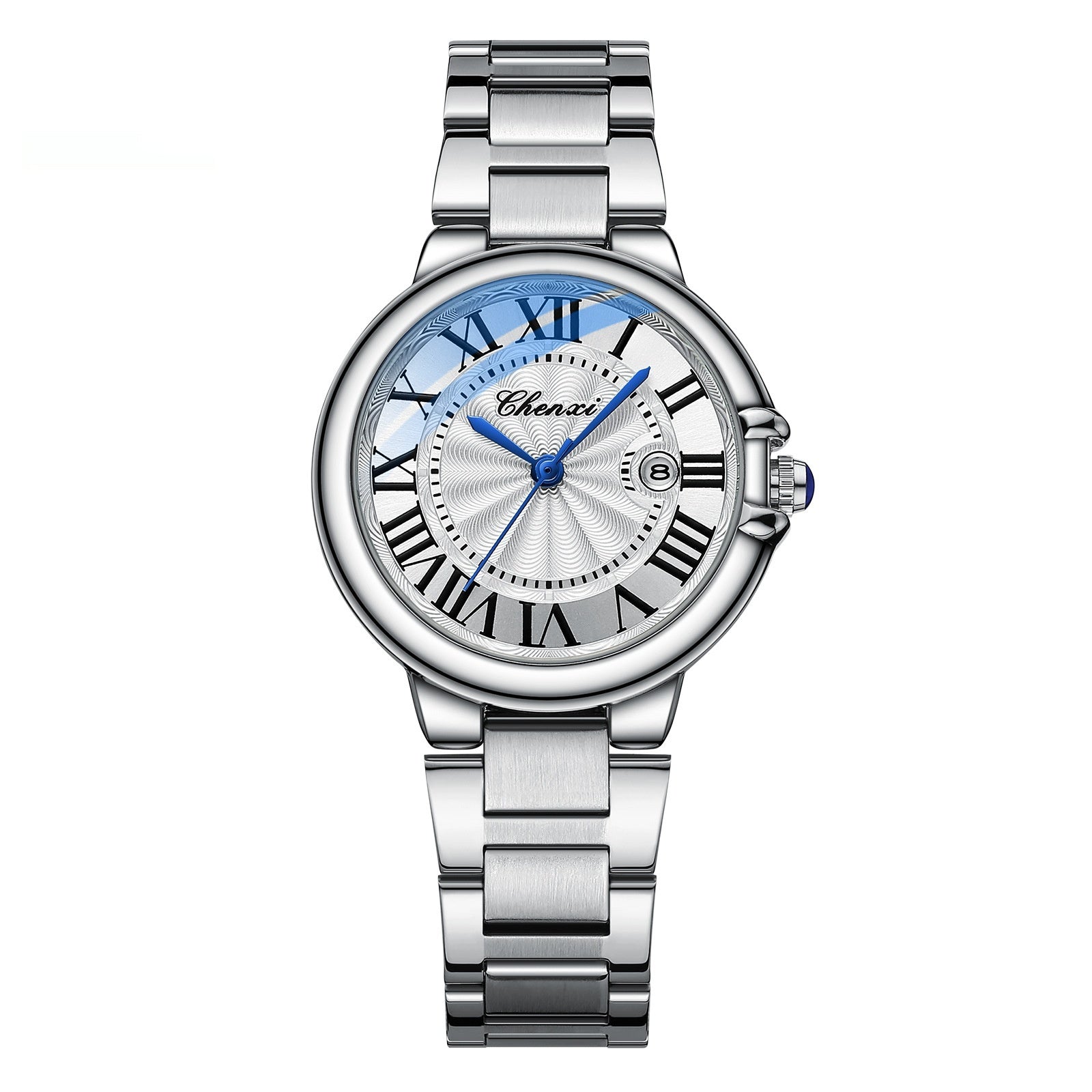 CHENXI Brand Luxury Fashion Women Quartz Watch Stainless Steel Wristwatches Quartz Waterproof Luminous Couple Watch
