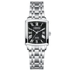 CHENXI Women's Luxury Quartz Wristwatches Waterproof Square Dial Stainless steel Strap Casual Fashion Women Quartz watch