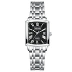 CHENXI Women's Luxury Quartz Wristwatches Waterproof Square Dial Stainless steel Strap Casual Fashion Women Quartz watch