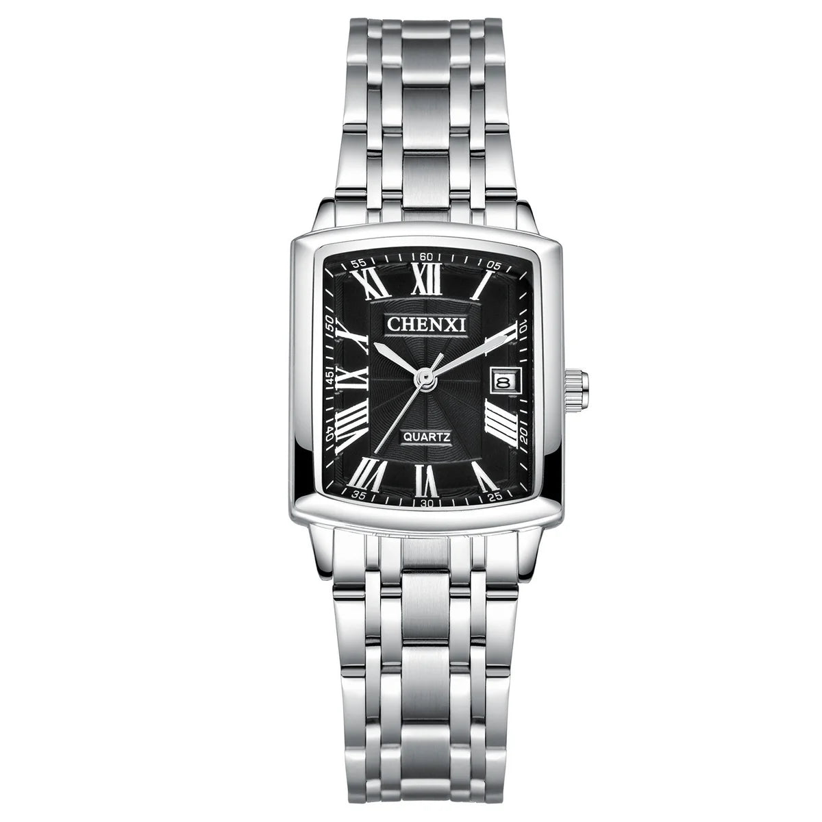 CHENXI Dames Luxe Quartz Horloge Waterdicht Vierkante Wijzerplaat Roestvrijstalen Band Casual Dames Quartz Horloge