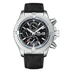 Herenmode Leren multifunctioneel herenhorloge