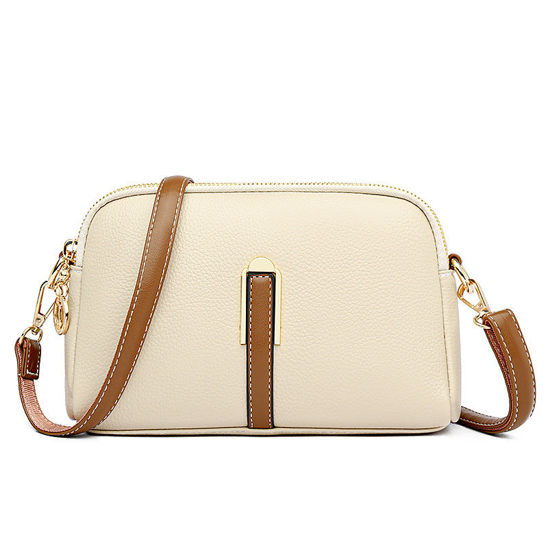 Dames modieuze schoudertas portemonnee portemonnee kleine tas grote capaciteit originele leren dames schoudertas