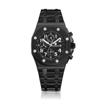 Kimsdun 1222A Luxury Man's Mechanical Watch Stylish Stainless Steel Band Waterproof Date Display Character Casual Watch