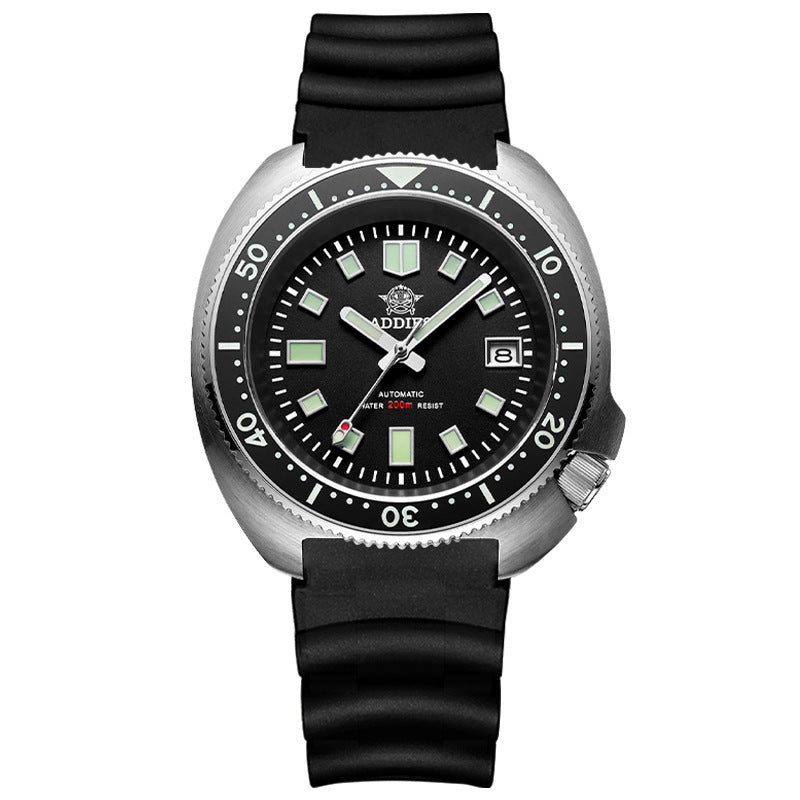 Addiesdiving Men's Watch Stainless Steel 007 Sports NH35A Automatic Watch BGW9 Sapphire Crystal Diving Watch with Super Luminous Ceramic Bezel