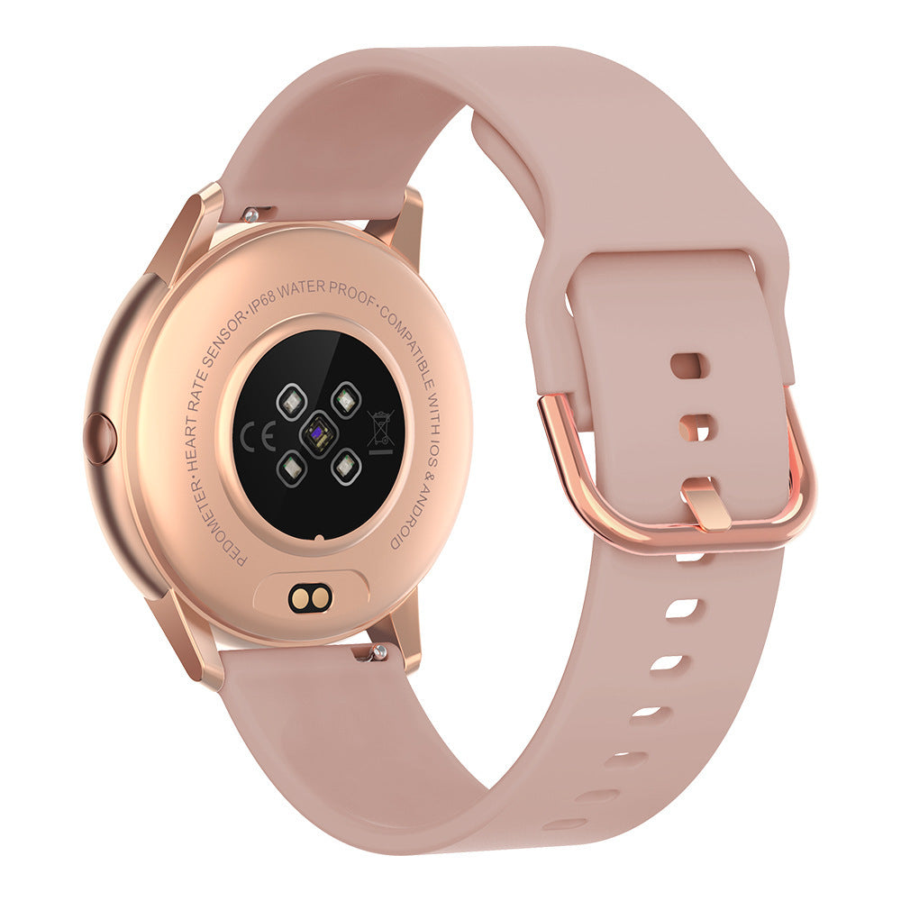 Orologio intelligente unisex R3, impermeabile, sportivo, con cardiofrequenzimetro, pressione sanguigna, fitness tracker, schermo touch completo.