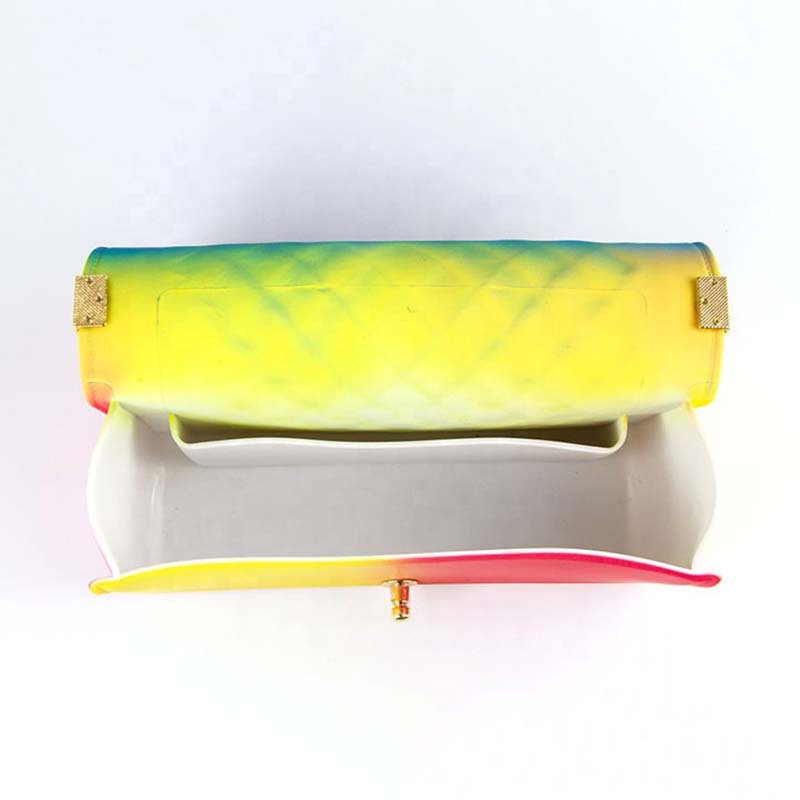 Women's One-shoulder diagonal bag crystal jelly bag