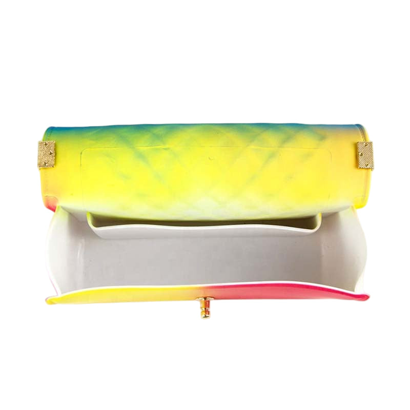 Dames Crossbody Tas Een Schouder Diagonale Tas Crystal Jelly Bag Grote Capaciteit Modieuze Regenboog Dames Schoudertas
