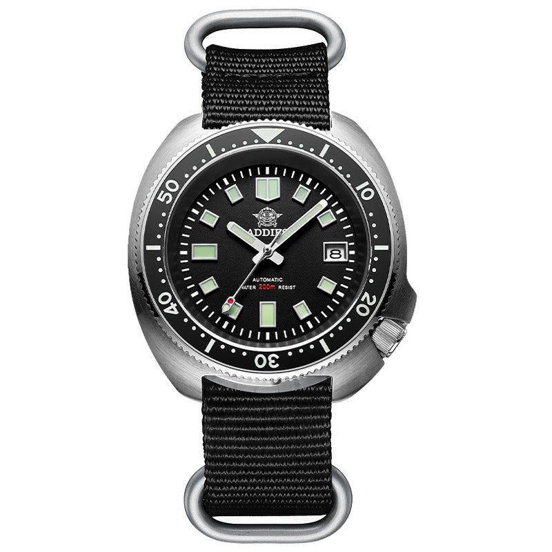 Addiesdiving Men's Watch Stainless Steel 007 Sports NH35A Automatic Watch BGW9 Sapphire Crystal Diving Watch with Super Luminous Ceramic Bezel