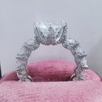 Simple Women's Diamond Copper Set Zircon Ring - Acquisti Online