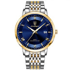 POEDAGAR Luxury Watch Korean Style Brand Men Sports Waterproof Week Date Quartz Wristwatches Luminous Stainless Steel Men's Watch - Acquisti Online