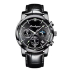 POEDAGAR Luxury Men Casual Watch Waterproof Chronograph Luminous Wristwatches Stainless Steel Men's Quartz Watch