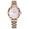 Nektom Modieus Dames Quartz Horloge Eenvoudig Strass Quartz Horloge Waterdicht Roestvrijstalen Dameshorloge