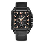 Automatisch Vierkant Waterdicht Persoonlijkheidshorloge Quartz Herenhorloge