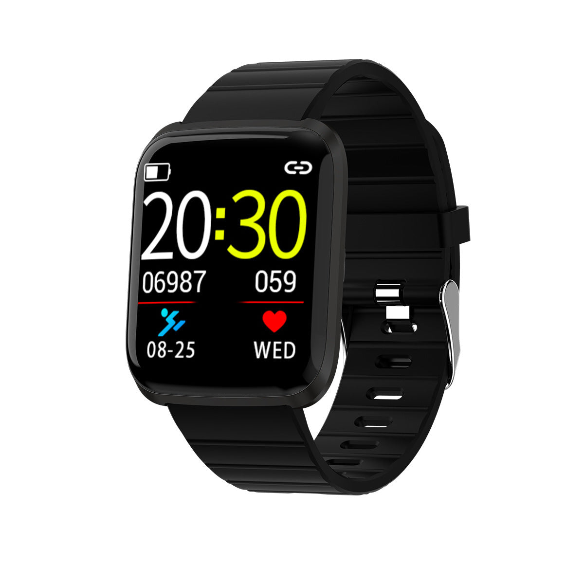 Smartwatch Fitness Tracker Bluetooth Smartwatch met hartslagmeter IP67 waterdicht Smartwatch