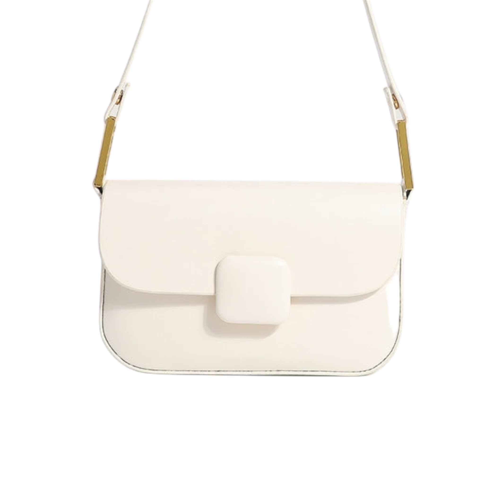 Modieuze schoudertas voor dames, originele leren crossbodytas, all-match messenger bag, kleine vierkante schoudertas voor dames