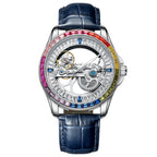 Men's watch top brand luxury watch for men automatic mechanical watch hollow out diamond color fashion men's watch montre homme