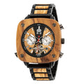 Orologio da uomo in legno meccanico automatico con tecnologia nera e personalità, dalla forma speciale