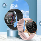 Modieuze bloeddruk-hartslagmeter smartwatch