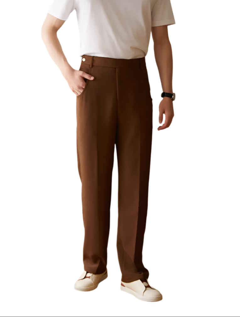 Fashion Straight Casual Long Pants Men's Thin