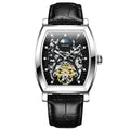 Orologio da polso scheletrato casual da uomo Tevise