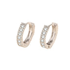 S925 Silver Earrings Female Inlaid D Color Moissanite Ear Ring