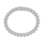 Kanong Luxury Fashion Mossan Diamond S925 Silver Bracelet
