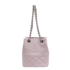Women's Style Simple Women's Fashion Diamond Texture One-shoulder Bucket Crossbody Bag
