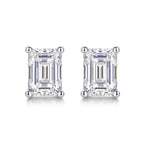 Sink Into Luxury Fashion Diamond Earrings Studs Set With Mosan Diamond Silver Ornaments