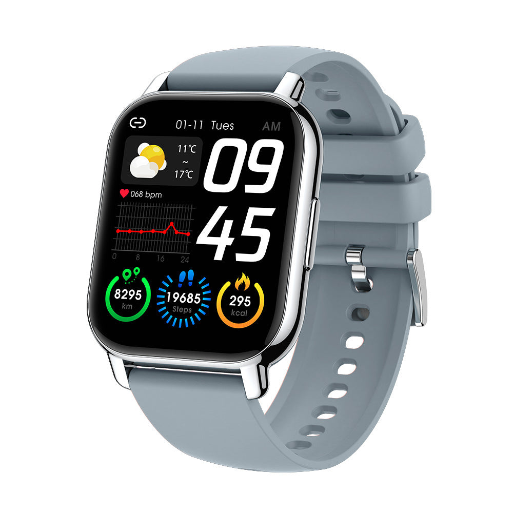 Orologio intelligente P66 Bluetooth con chiamata, frequenza cardiaca e pressione sanguigna