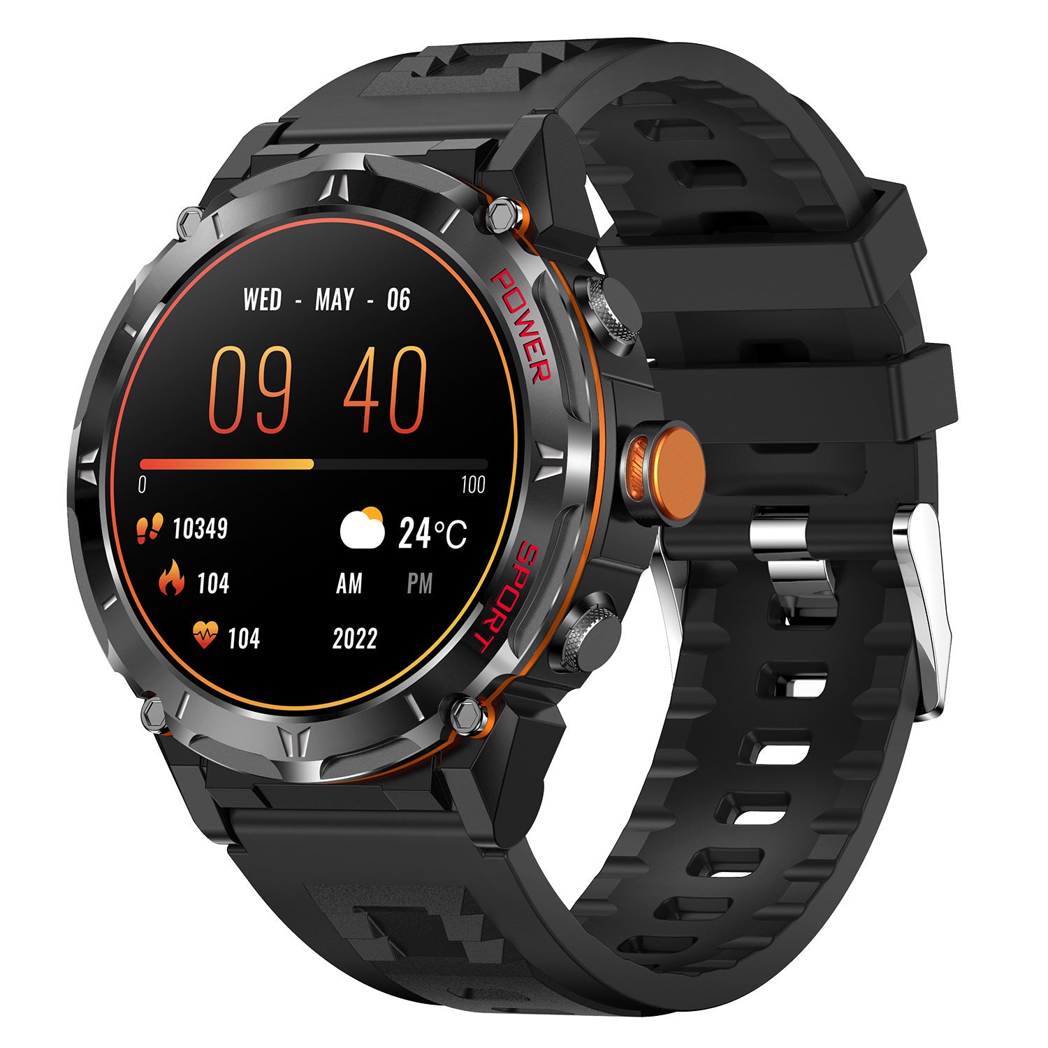 Nuovo Smart Watch Y18 da 143 pollici con GPS, monitoraggio della pressione atmosferica e dell'ossigeno nel sangue