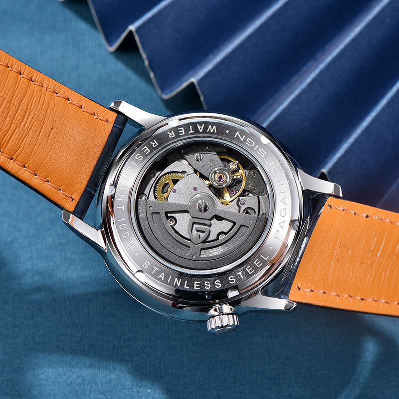 Pagani Design PD-1790 Man Automatic Business Casual Leather Band Watch - Acquisti Online