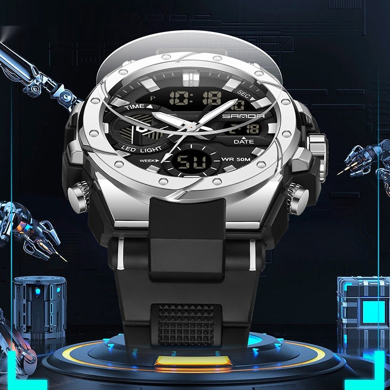 SANDA Brand Men's Military Shockproof Digital Sports Watches Waterproof Electronic Wristwatch for Men