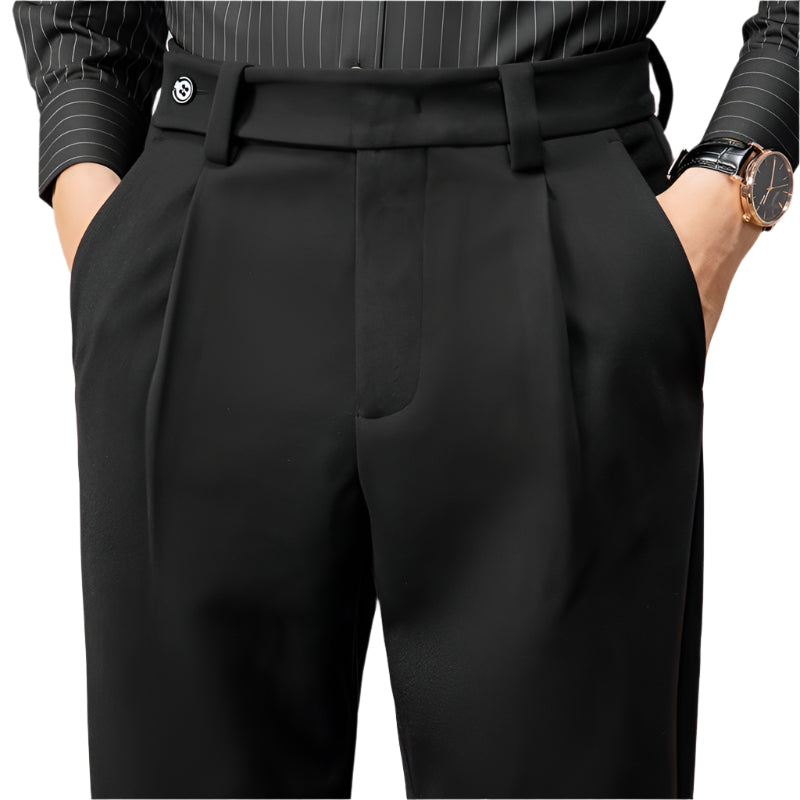 Men's Thick Wool Loose Straight Brushed Men's Casual Pant