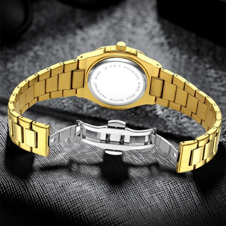 HOURSLY HY1371 Man Steel Strap Casual Watch - Acquisti Online