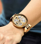 LIGE  Luxury Leather Band Waterproof Watch - Acquisti Online