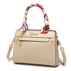 Women Handbag PU Large Capacity Women Shoulder Bag Cross pattern Kelly bag women's portable Shoulder bag