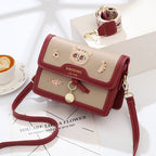 All-match Shoulder Messenger Bag Fashionable Small Square Bag