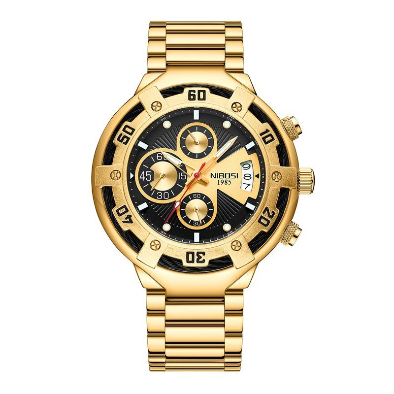 Nieuw multifunctioneel herenhorloge, mode-zakelijk quartzhorloge