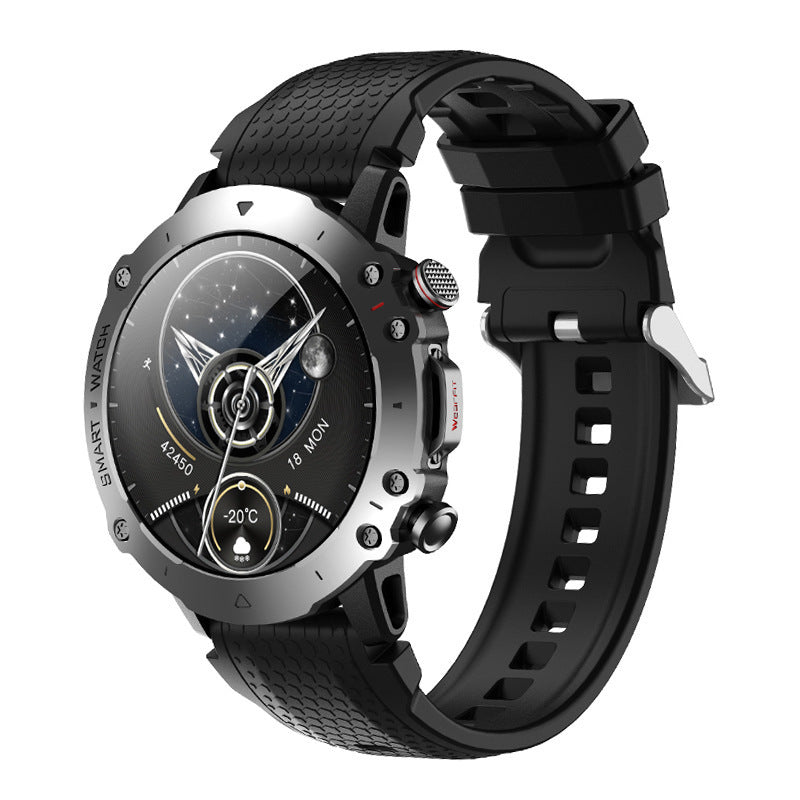 AMOLED JS1 SPORT Smart Watch fitness tracker heart rate blood oxygen meter BT call health Smart Watch Intelligent Bluetooth Calling Voice Assistant Watch - Acquisti Online
